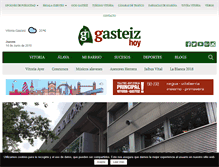 Tablet Screenshot of gasteizhoy.com